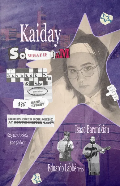 Kaiday with Special Guests Isaac Baronikian and Eduardo Labbé Trio