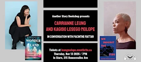 Carrianne Leung & Kagiso Lesego Molope, with Pacinthe Mattar