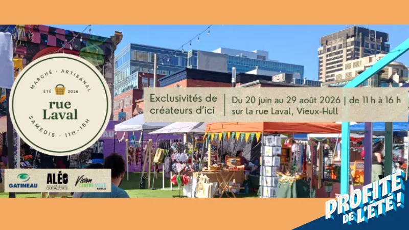 Le marché artisanal, artistique et littéraire de la rue Laval