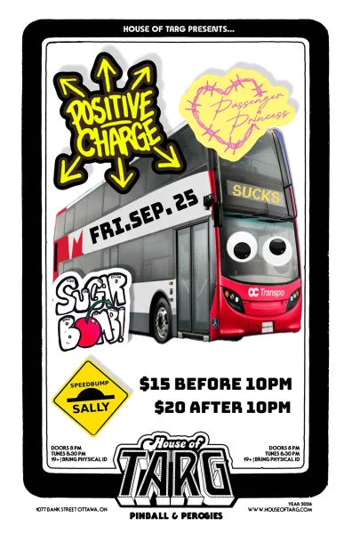 POSITIVE CHARGE + Passenger Princess + Sugar Bomb! + Speedbump Sally