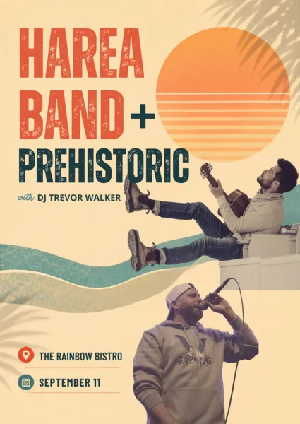 Harea Band & Prehistoric with DJ Trevor Walker