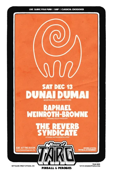 DUMAI DUNAI + Raphael Weinroth-Browne + The Reverb Syndicate