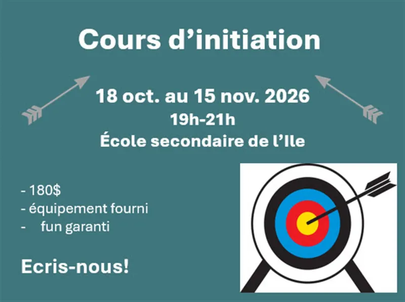 Cours d'initiation en archerie