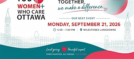 ❤️100 Women+ Who Care Ottawa