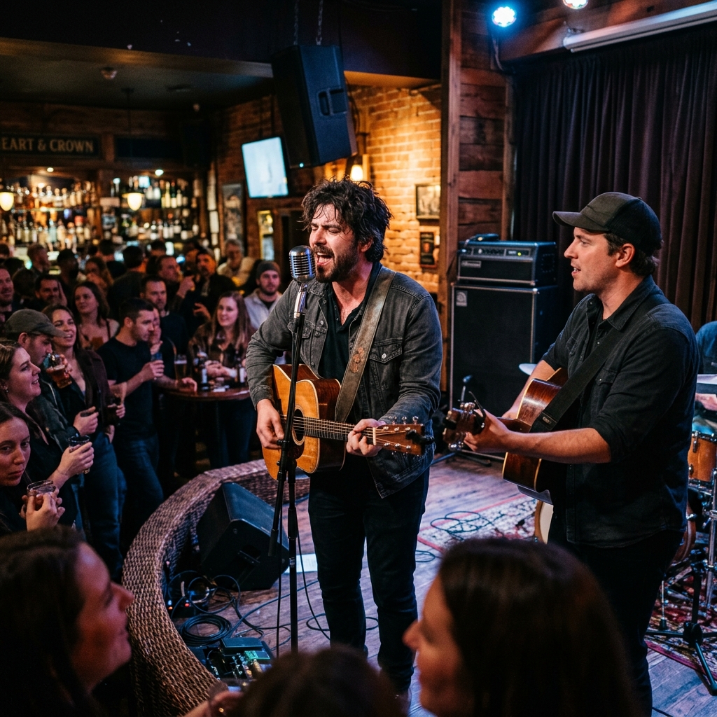 Live Music Kyle Ivan duo (front stage) 9pm - 1am at Heart & Crown Byward