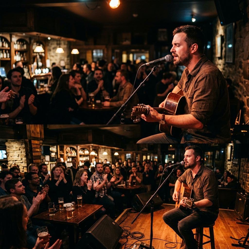 Live Music josh macfarlane (dubliner) 8pm - 12am at Heart & Crown The Aulde Dubliner & Pour House