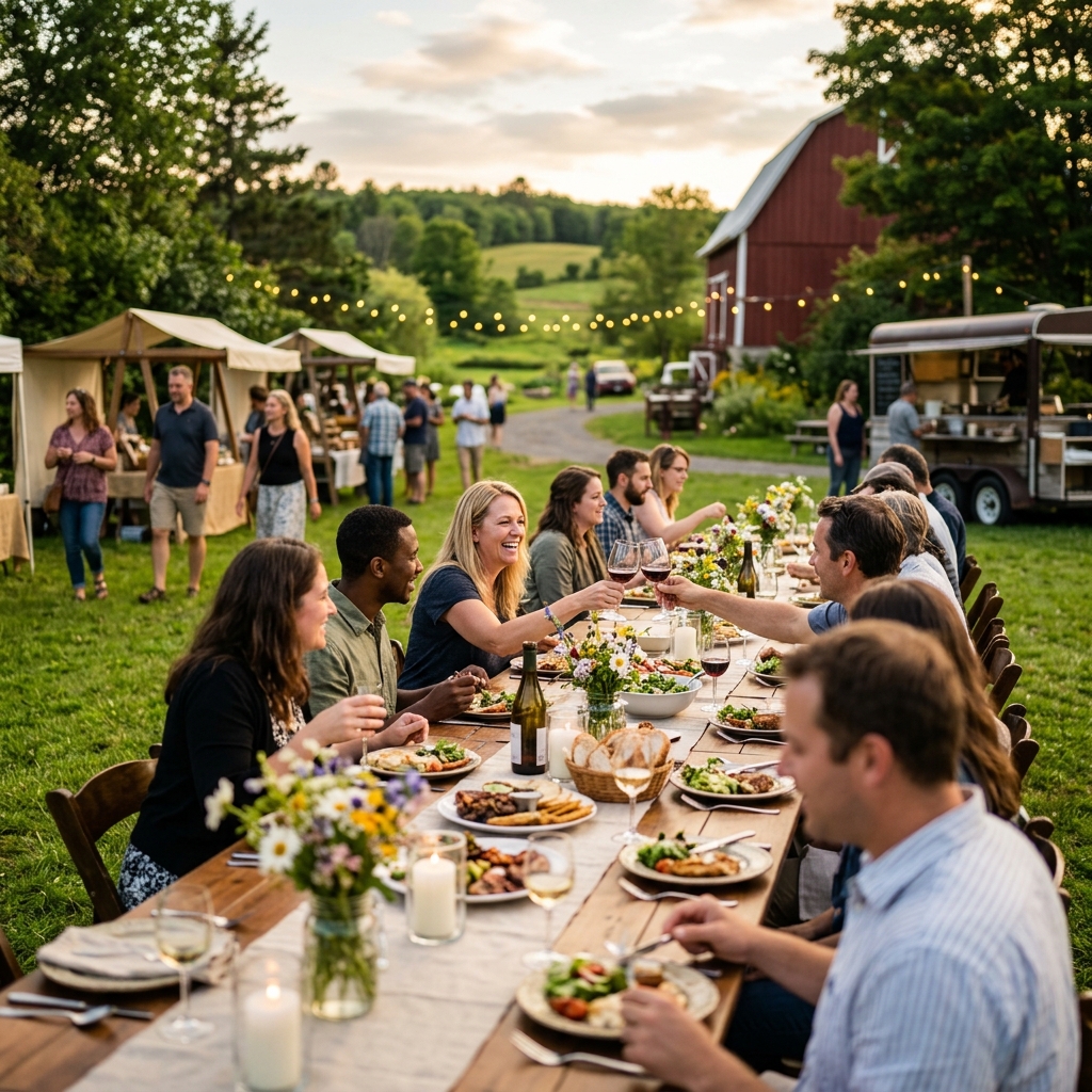 Dinner in the Pasture