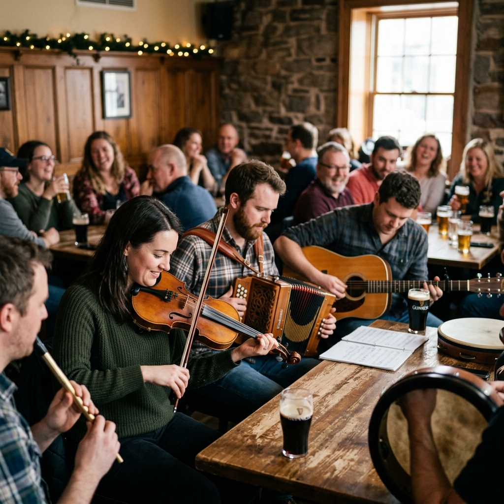 Live Music traditional irish session 1pm - 4pm at Heart & Crown Preston