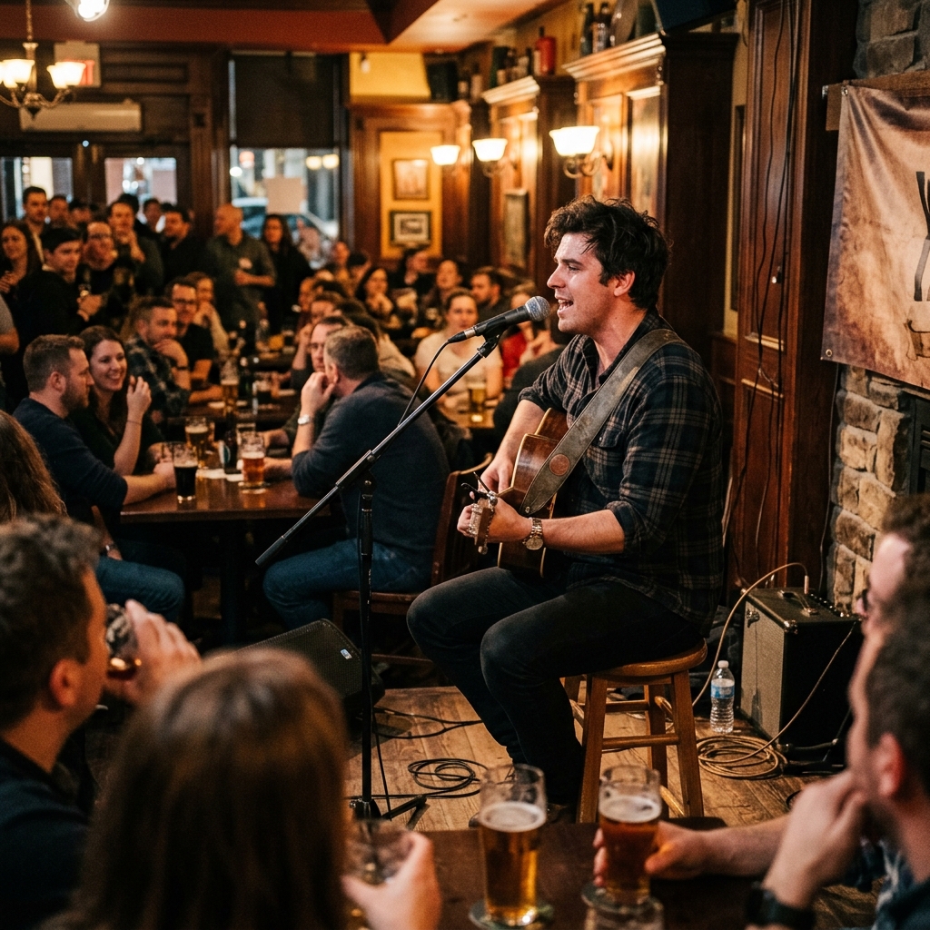 Live Music josh macfarlane (dubliner) 8pm - 12am at Heart & Crown The Aulde Dubliner & Pour House