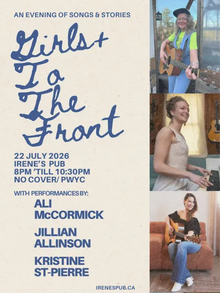 Girls+ to the Front with host Kristine St. Pierre and Special Guests Ali McCormick & Jillian Allinson