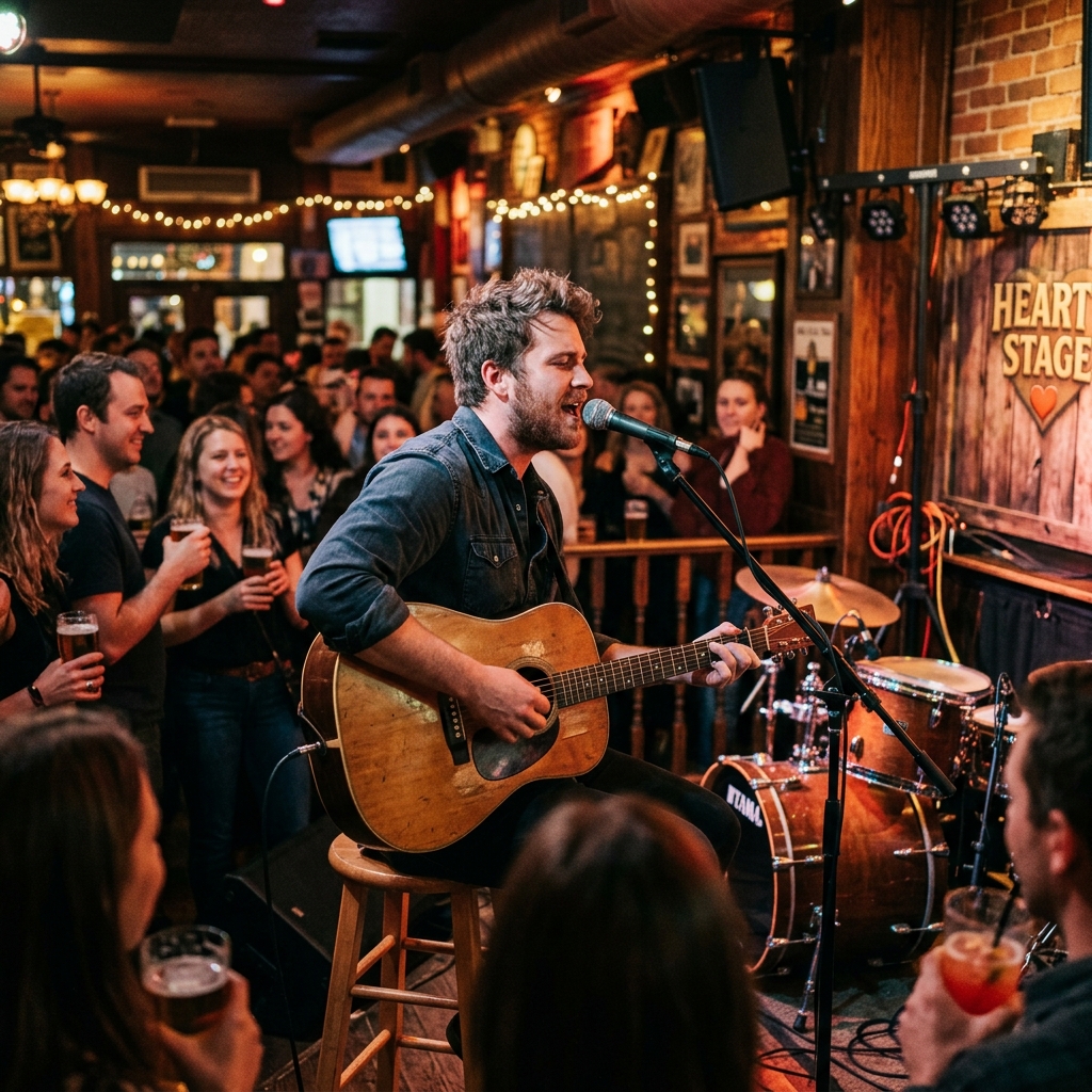 Live Music jasen colson (heart stage) 9pm - 1am at Heart & Crown Byward