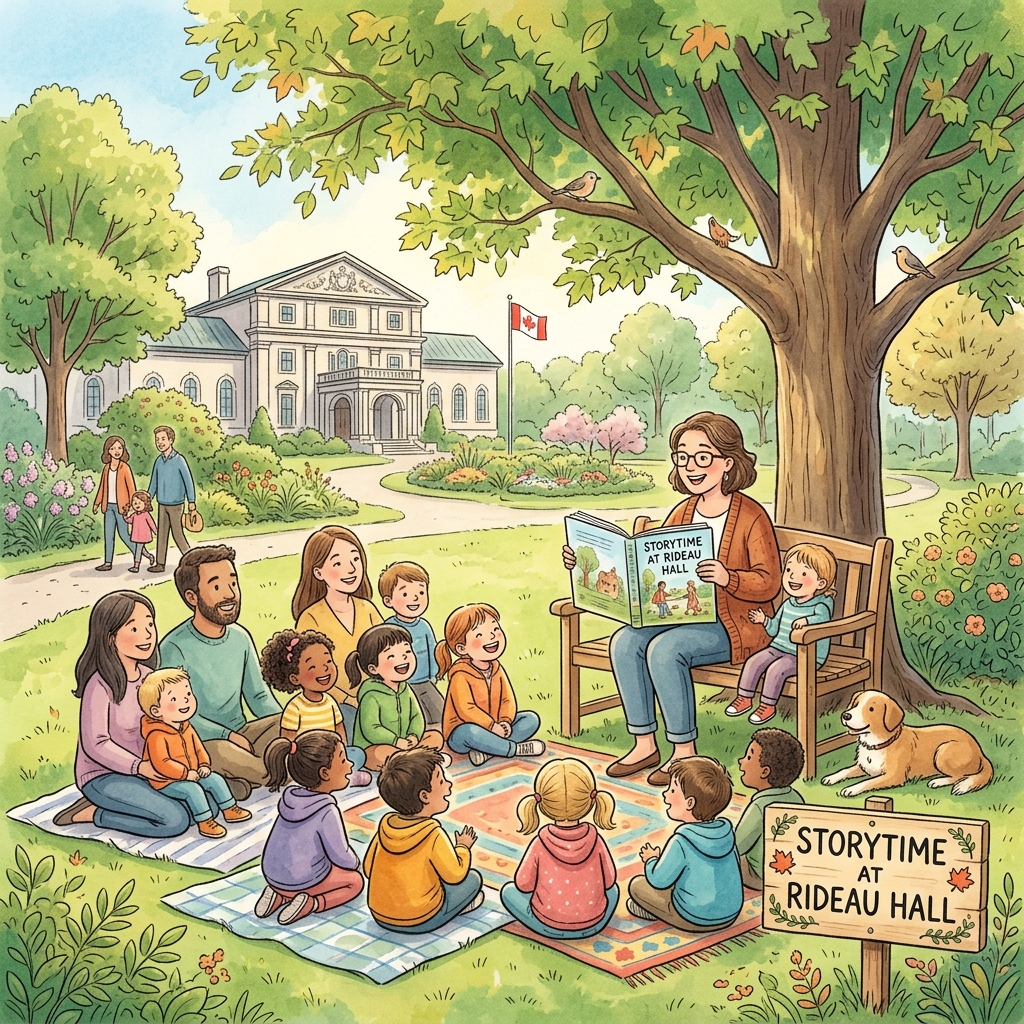 Storytime at Rideau Hall