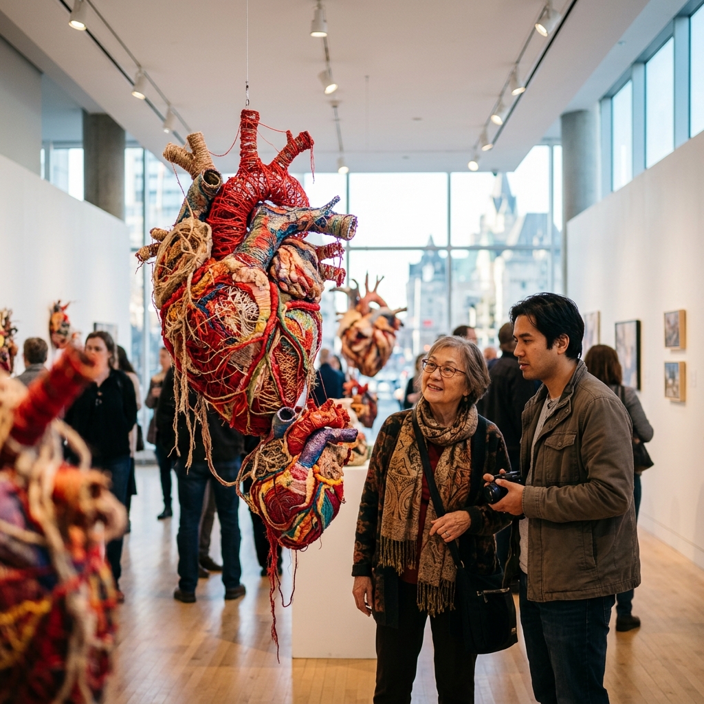 Judy Nakagawa – Complicated Heart exhibition at City Hall Art Gallery