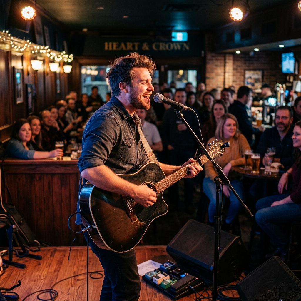 Live Music Nathan da silva 9pm - 1am at Heart & Crown Preston