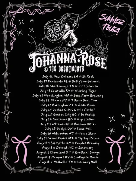 Johanna Rose & The Dreamboats!!! + Josh & The Dirty Rags