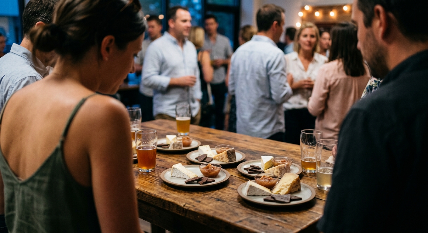Cheese and Chocolate Pairing Experience By Hummingbird Chocolate Maker