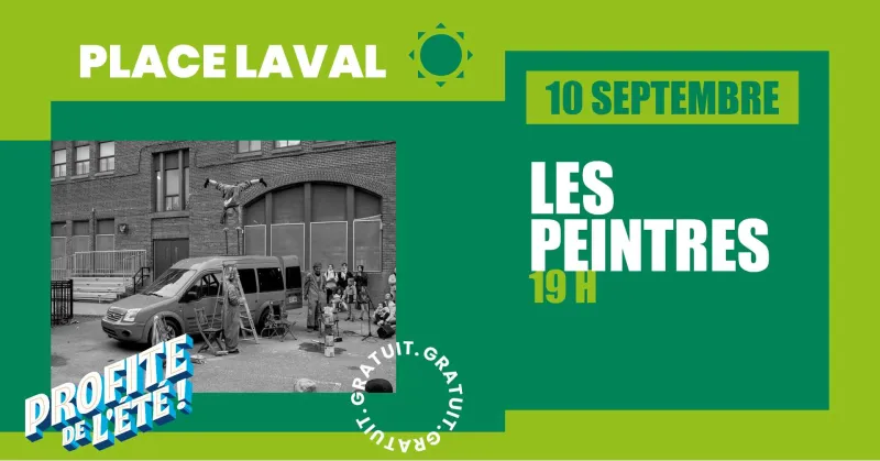 Spectacle jeunesse: Les Peintres - Place Laval
