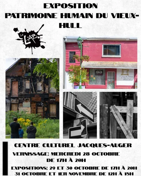 Exposition sur le Patrimoine humain du Vieux-Hull