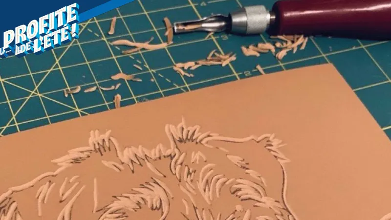 Cube culturel: Gravure sur styromousse