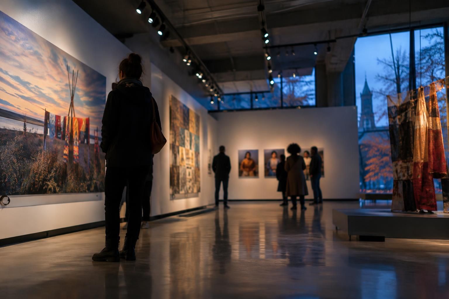Art Exhibition Opening Party Celebrating Indigenous Utopia and Somali Stories of Home — Joi T. Arcand and Faisa Omer