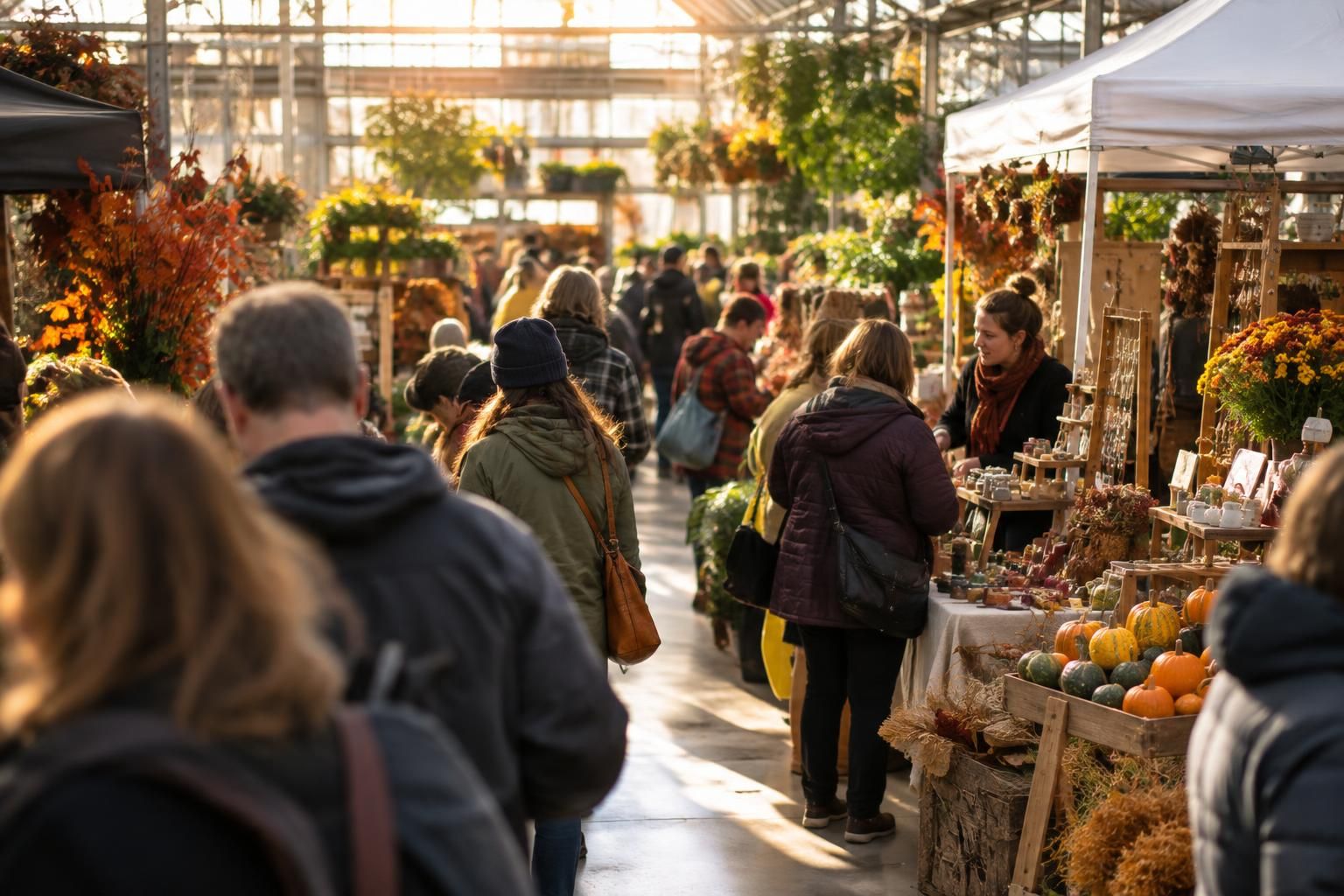 Thanksgiving Market at Robert Plante Greenhouses