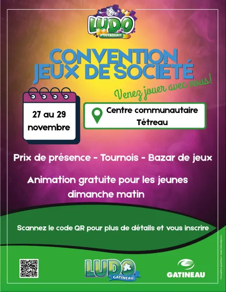 Convention de jeux de société Ludo-Outaouais 2026