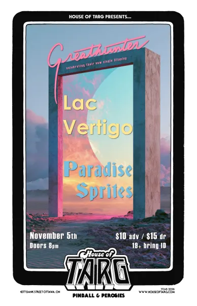 GREATHUNTER + Lac Vertigo + Paradise Sprites