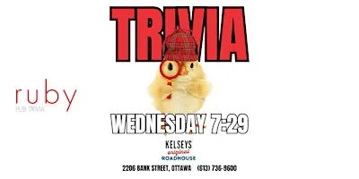 Wednesday Night Trivia at Kelsey's Ottawa South Keys