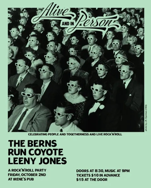 Run Coyote with Special Guests The Berns & Leeny Jones