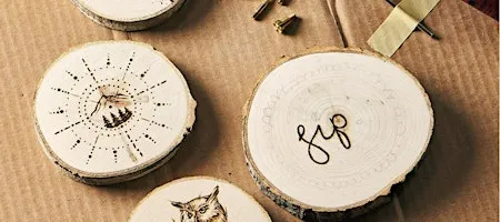 Lee Valley Tools Pickering Store - Wood-Burn a Set of Coasters
