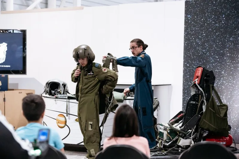 Ejection seat demonstration